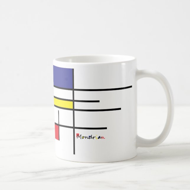 Taza De Café mondrian (Derecha)
