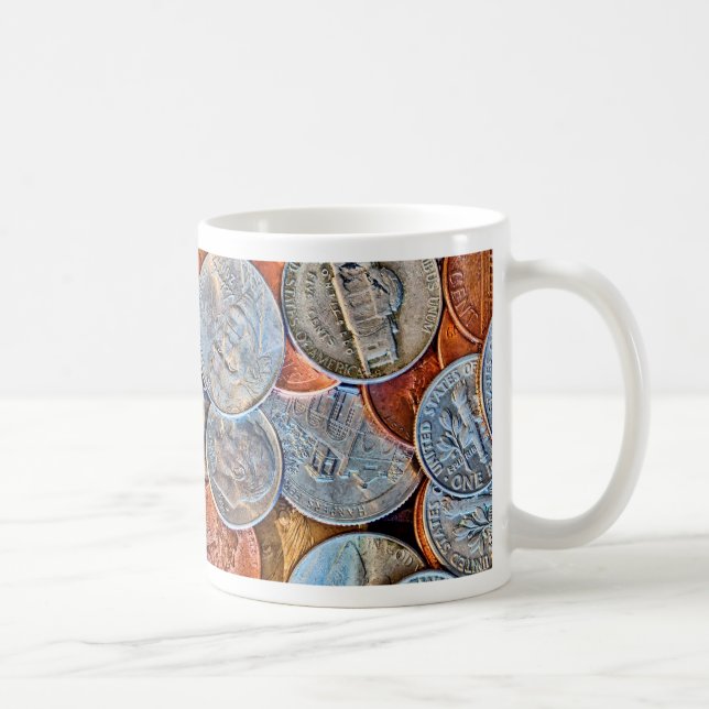 Taza De Café Moneda acuñada (Derecha)
