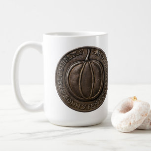 Taza De Café Moneda de calabaza antigua