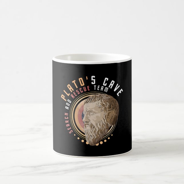 Taza De Café Moneda de la cueva de Platón (Centro)