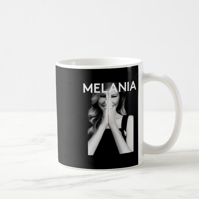 Taza De Café Moneda Meme Criptográfica de Melania (Derecha)
