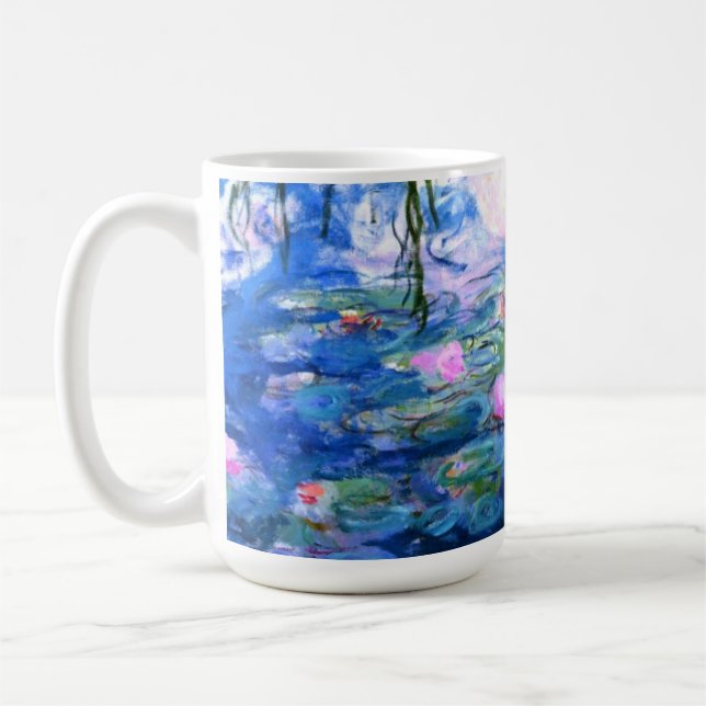 Taza De Café Monet Pink Water Lilies (Izquierda)