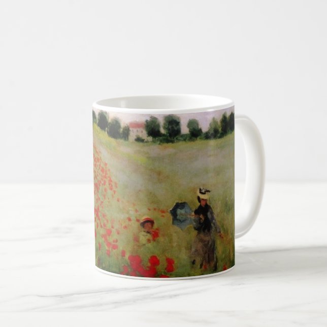 Taza De Café Monet Poppies (Anverso derecho)