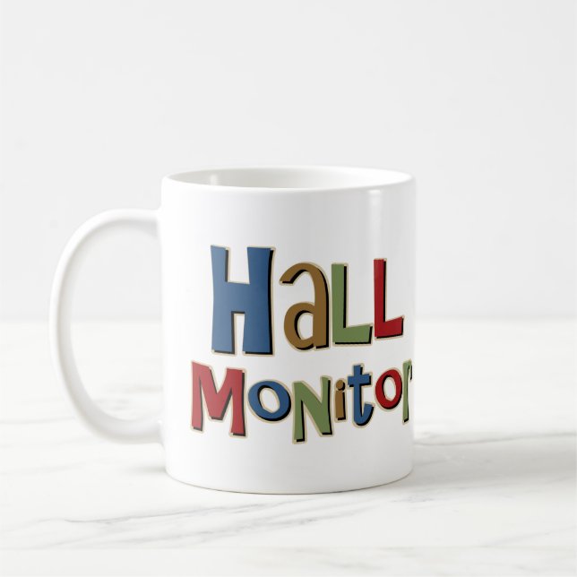 Taza De Café Monitor de Pasillo colorido (Izquierda)