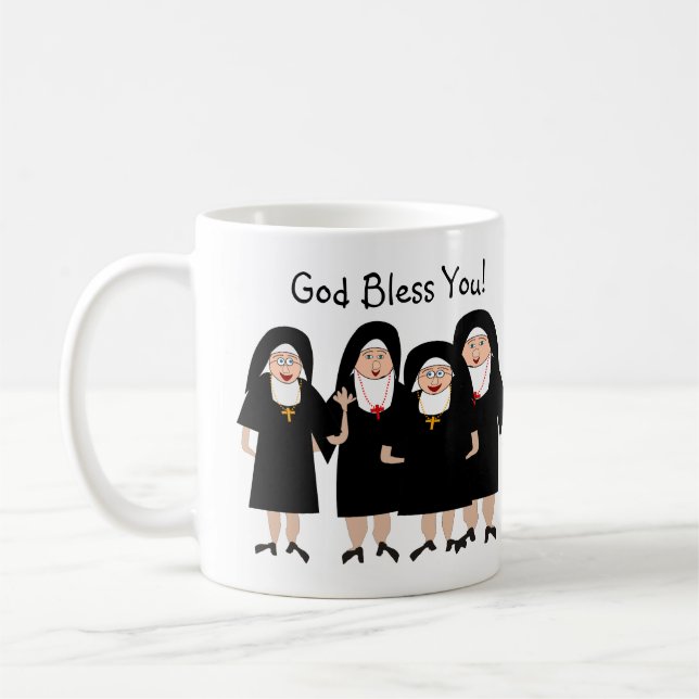 Taza De Café Monjas en hábitos (Izquierda)