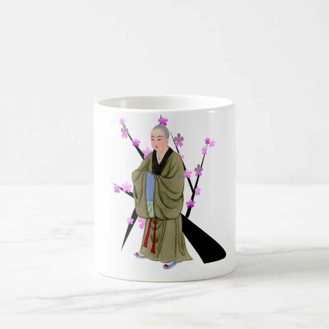 Taza De Café Monje budista café Mug (Centro)