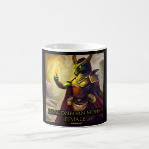 Taza De Café Monje Dragonborn Femenino