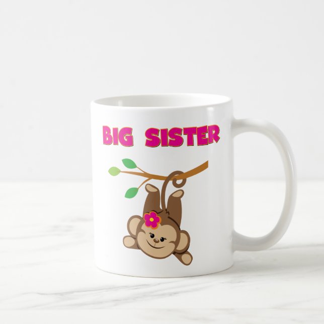 Taza De Café Monkey Big Sister (Derecha)