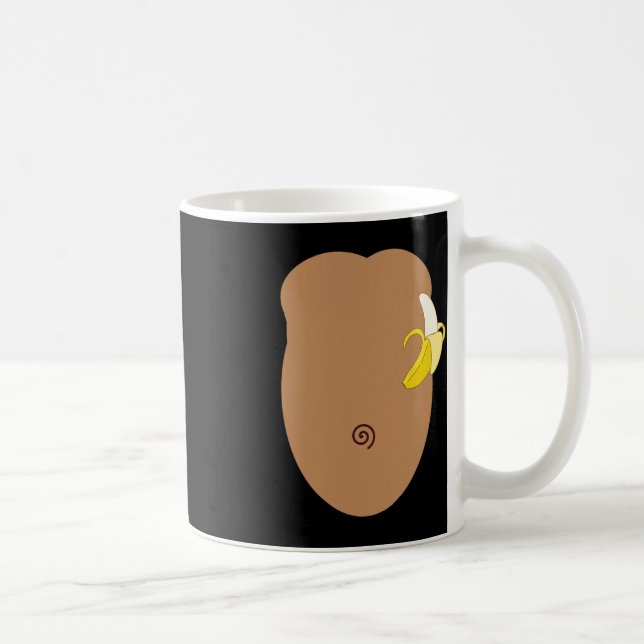 Taza De Café Monkey Halloween Costume (Derecha)