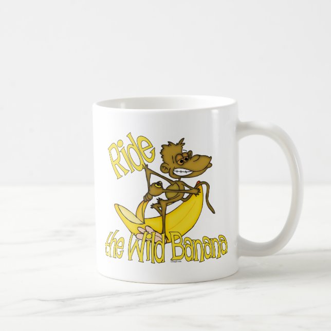 Taza De Café monkey-ridebanana (Derecha)