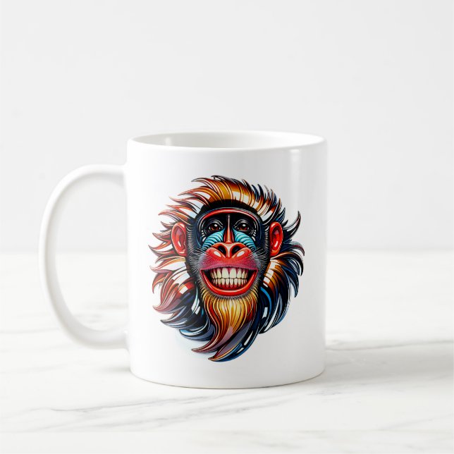 Taza De Café Mono (Izquierda)