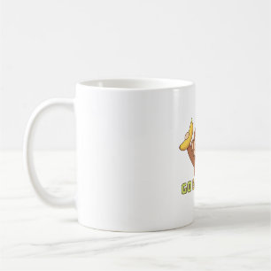 Taza De Café Mono Adorable Come Plátanos Doodle