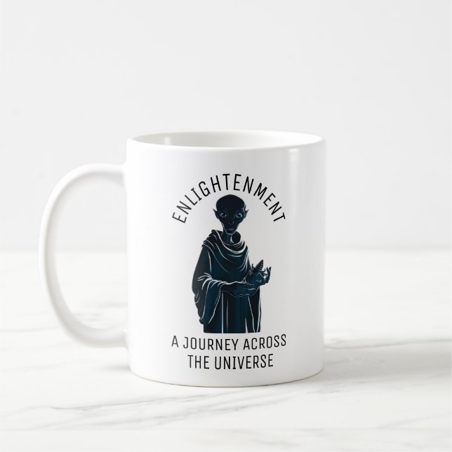 Taza De Café Mono alienígena espiritual (Izquierda)
