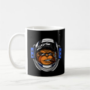 Taza De Café Mono Astronauta Espacio Ape Chimp Ciencia Ficción