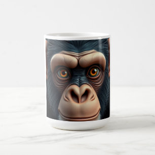 Taza De Café Mono Chimpancé Divertido Loco 