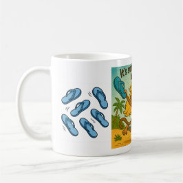 Taza De Café Mono Con Flipflings