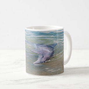 Taza De Café Mono curioso y lúdico Mia Dolphin
