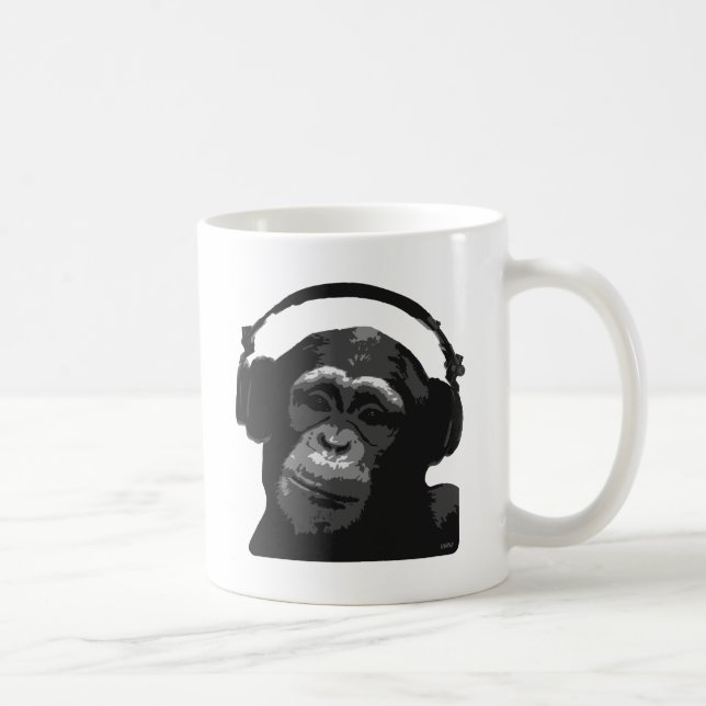 TAZA DE CAFÉ MONO DE DJ (Derecha)