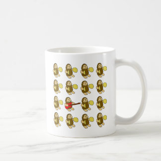 Taza De Café Mono de la guitarra