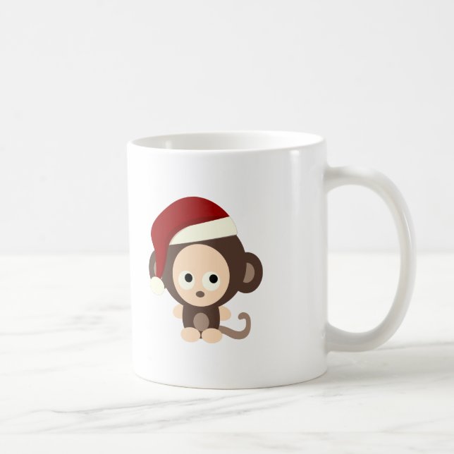 Taza De Café Mono de los navidades (Derecha)
