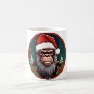 Taza De Café mono de Navidad