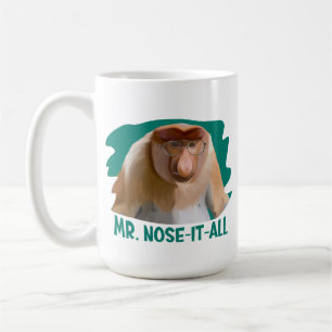 Taza De Café Mono de punny Proboscis