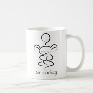 Taza De Café Mono del zen