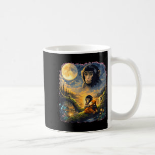 Taza De Café Mono divertido y lindo golpe macaco meme japonés