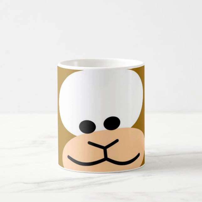 Taza De Café Mono feliz (Centro)