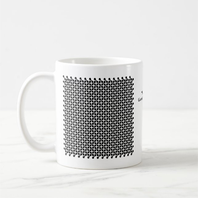 Taza De Café Mono Maze - Flujo Retro (Izquierda)