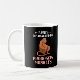 Taza De Café Mono Narigudo Monos Divertidos de Nariz Larga