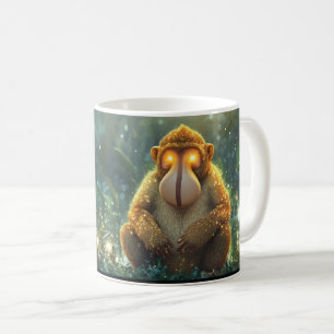 Taza De Café Mono Nariz de Probóscide