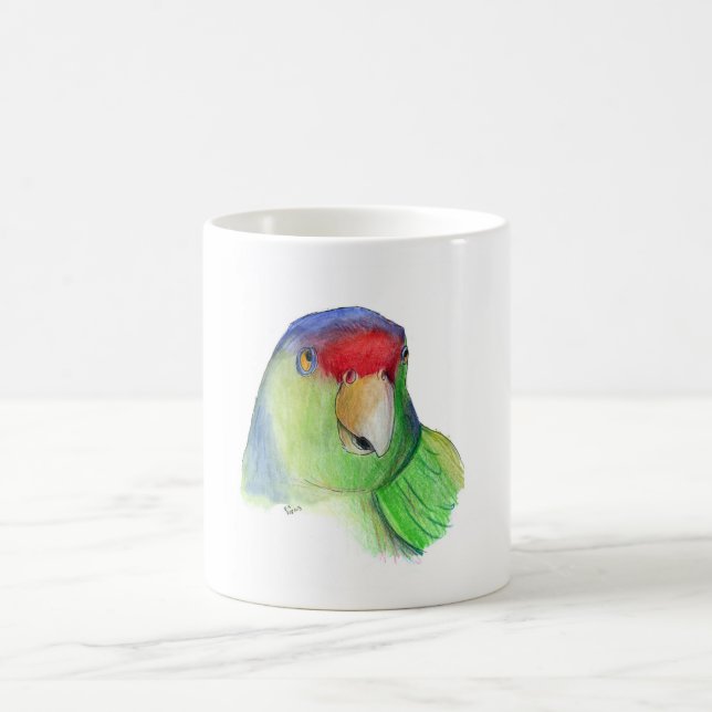 Taza De Café mono parakeet mug (Centro)