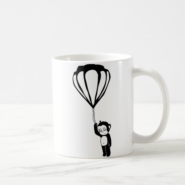 Taza De Café mono volador: globo de aire caliente (Derecha)