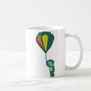 Taza De Café mono volador: globo de aire caliente