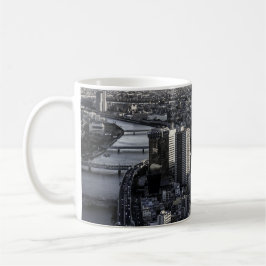 Taza De Café Monochrome City Vibes