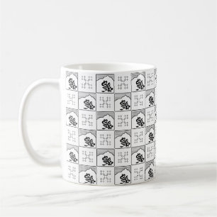Taza De Café Monocromo