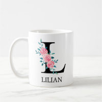 Monograma Acuarela Letra L Personalizada