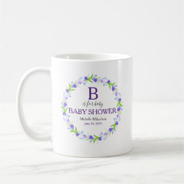 Taza De Café Monograma B para Baby Shower