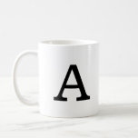 Taza De Café Monograma clásico<br><div class="desc">Diseño de monograma clásico por Shelby Allison.</div>