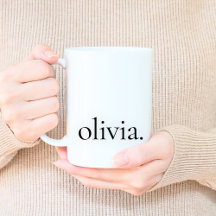 Monograma Clásico Elegante Mínimo Negro y Blanco