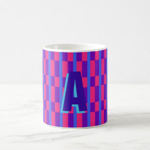 Taza De Café Monograma colorido