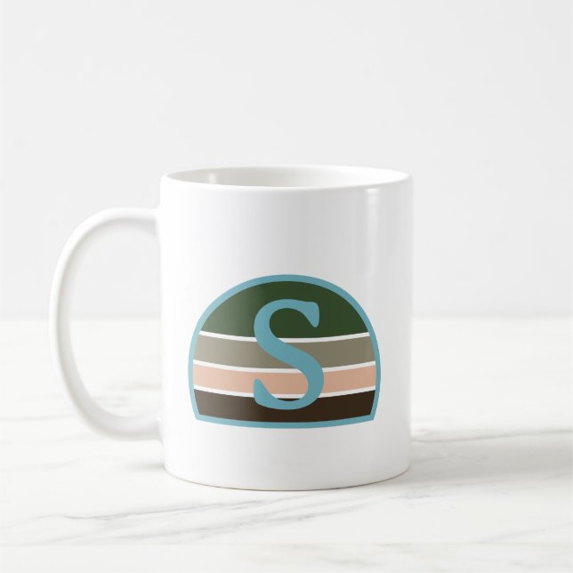 Taza De Café Monograma De Álbum Original Inspirado En Swiftie (Izquierda)
