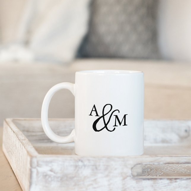 Taza De Café Monograma de Ampersand (Subido por el creador)