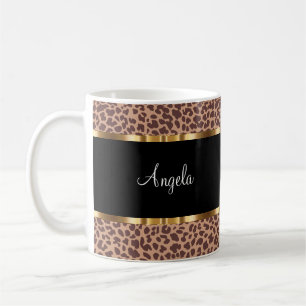 Taza De Café Monograma de café de moda para la impresión en a