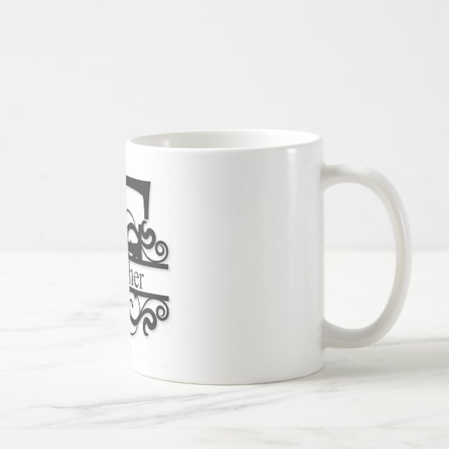 Taza De Café Monograma de Fisher (Derecha)