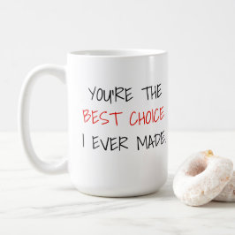 Taza De Café Monograma de la mejor elección de foto personaliza