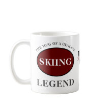 Monograma de leyenda de esquí Añadir tu nombre Cum