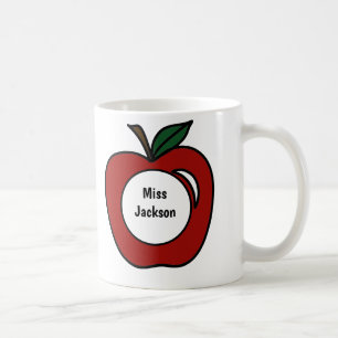 Taza De Café Monograma de regalo personalizado para profesores-