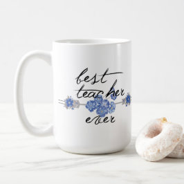 Taza De Café Monograma del mejor profesor